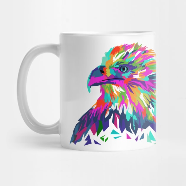 Colorful Eagle by Gruupama Art Division